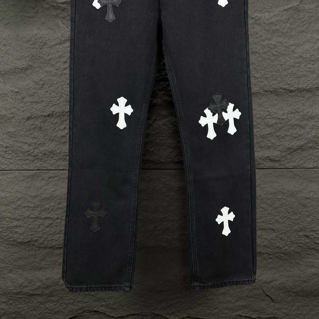 Chrome Hearts Straight Leg Jeans - EUR FASHION