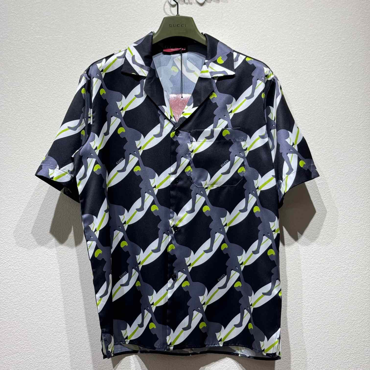 Gucci Printed Silk Bowling Shirt - EUR FASHION
