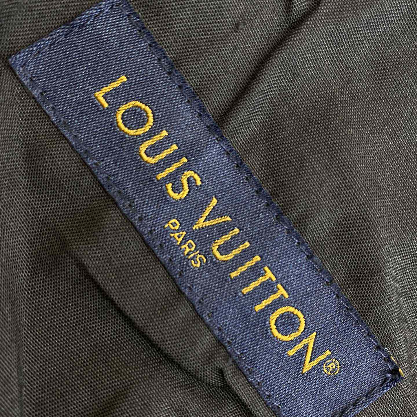 Louis Vuitton Brown Wash Effect Straight Leg Pants - EUR FASHION