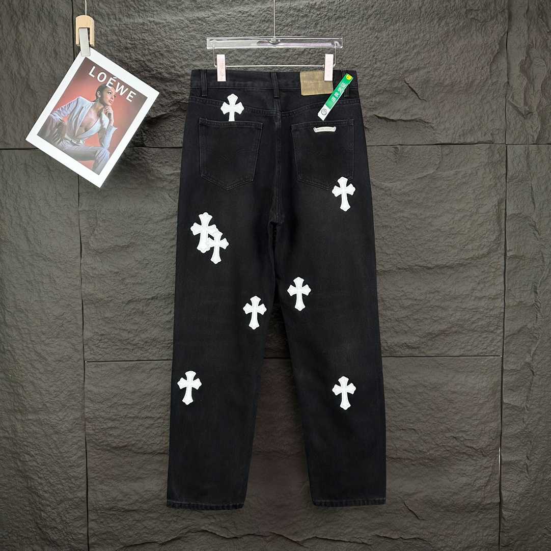 Chrome Hearts Straight Leg Jeans - EUR FASHION