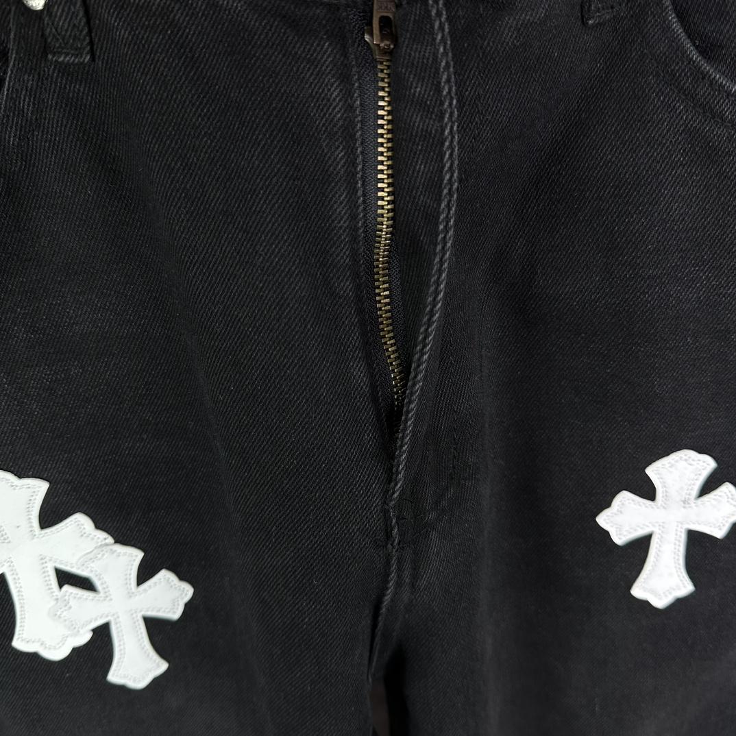 Chrome Hearts Straight Leg Jeans - EUR FASHION