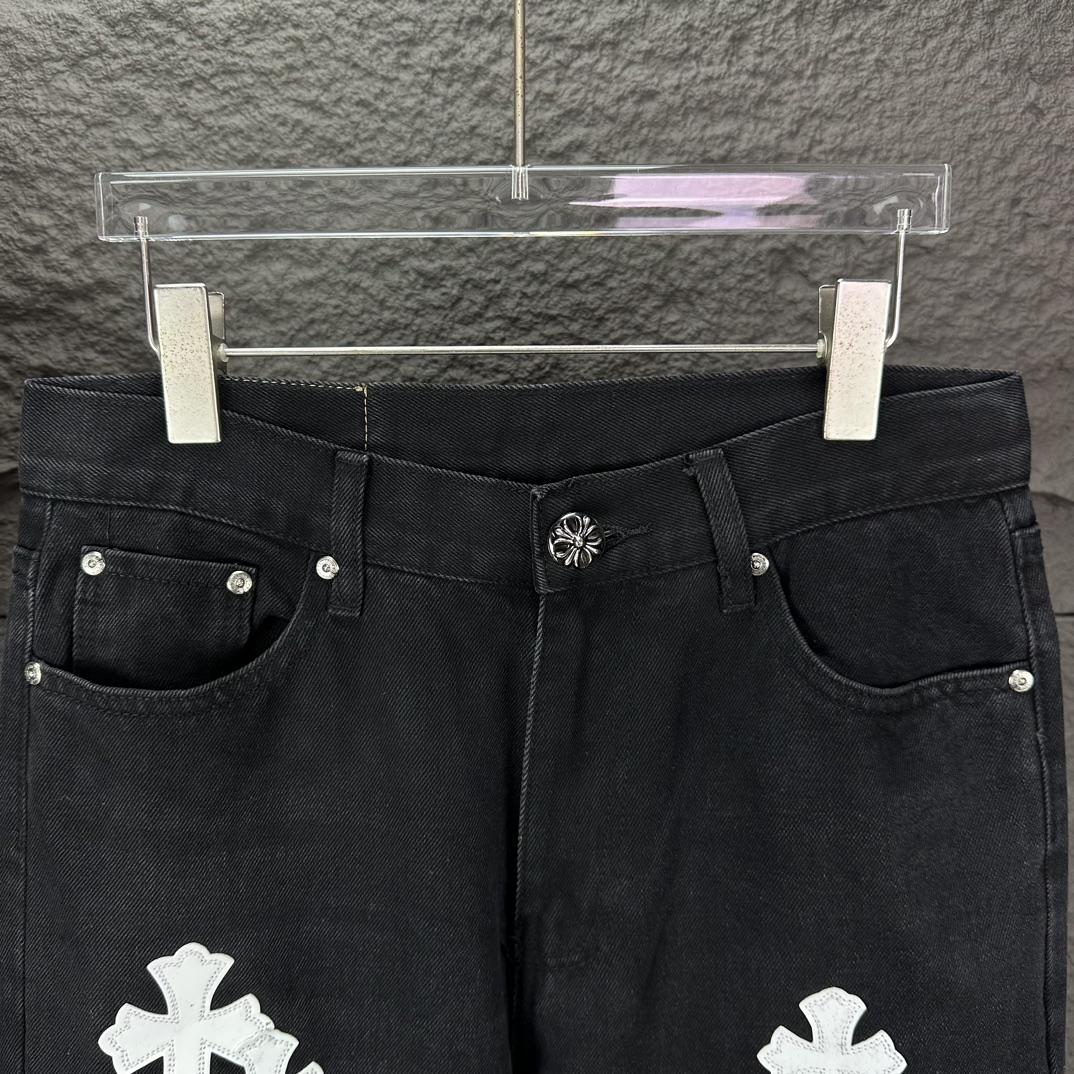 Chrome Hearts Straight Leg Jeans - EUR FASHION
