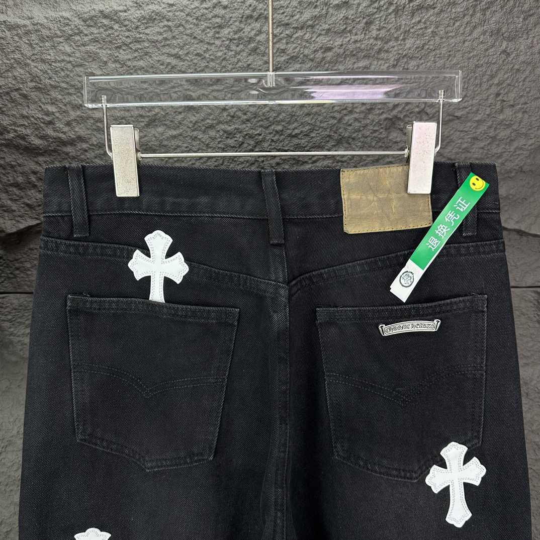 Chrome Hearts Straight Leg Jeans - EUR FASHION