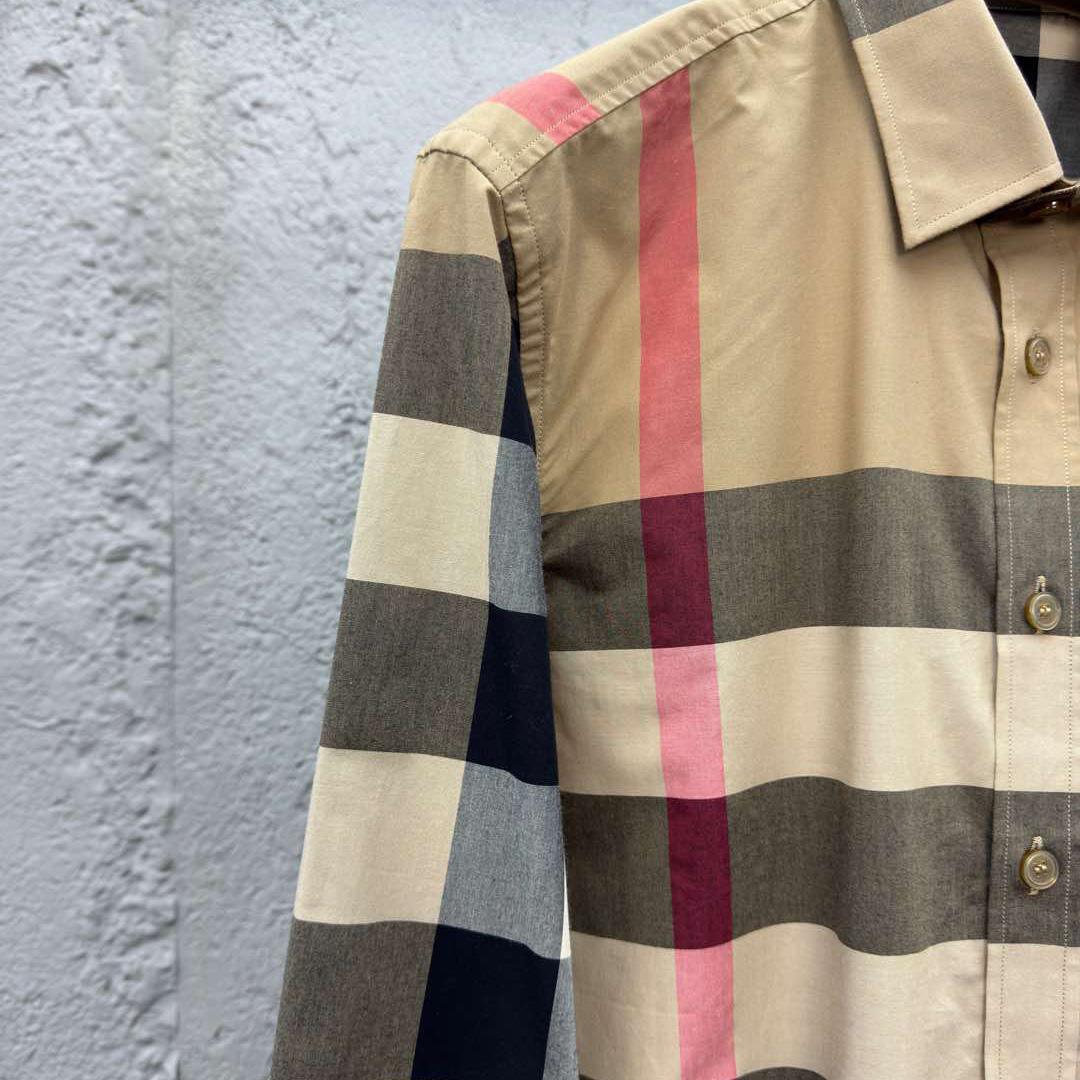 Burberry Check Cotton Shirt In Archive Beige - EUR FASHION