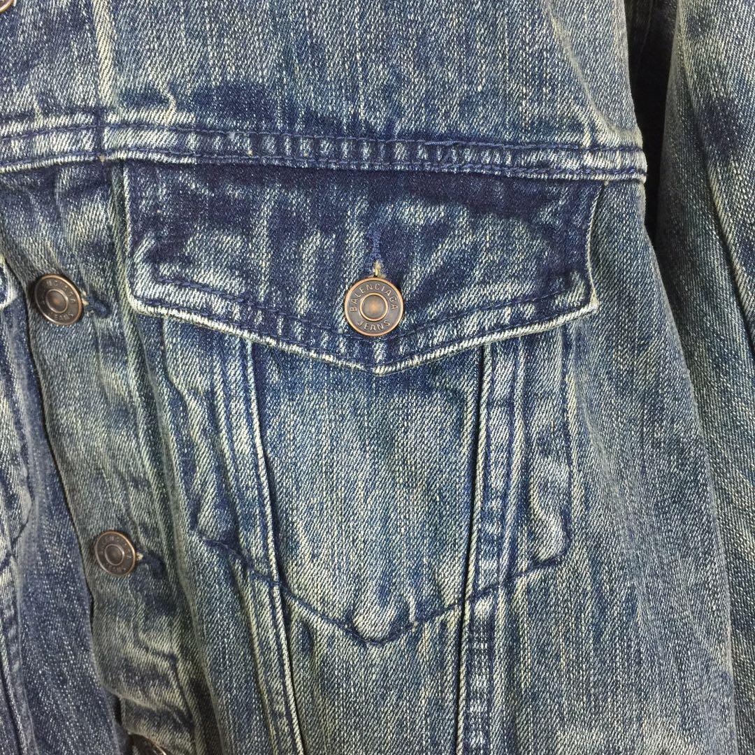 Balenciaga Oversized Jacket In Washed Denim - EUR FASHION
