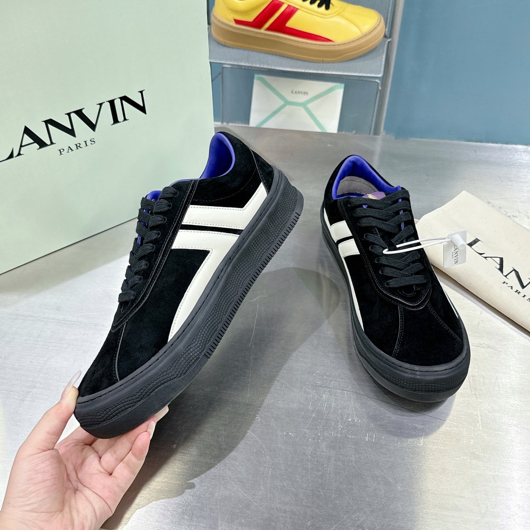 Lanvin x Future Cash Suede Sneakers - EUR FASHION