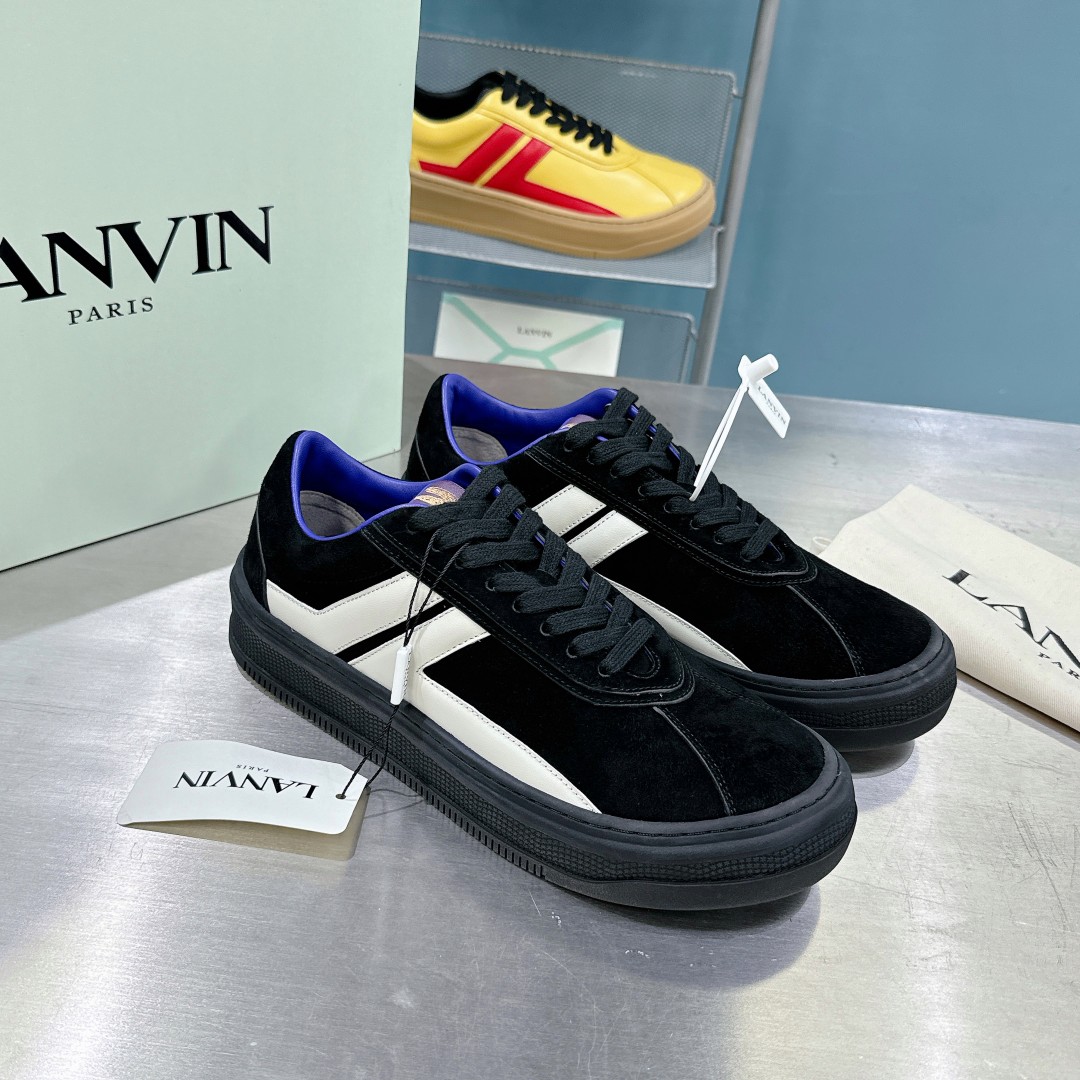 Lanvin x Future Cash Suede Sneakers - EUR FASHION