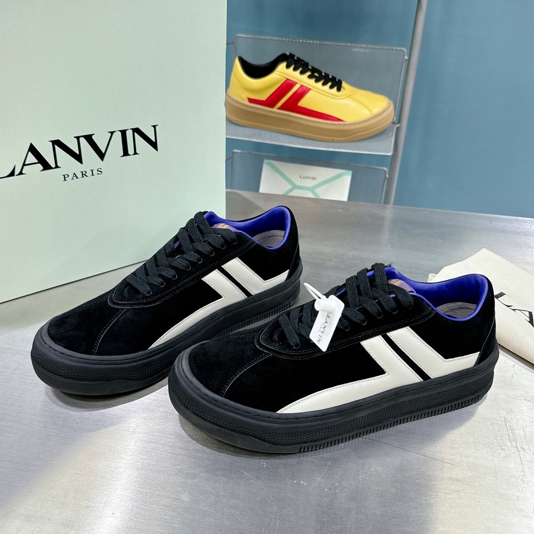 Lanvin x Future Cash Suede Sneakers - EUR FASHION