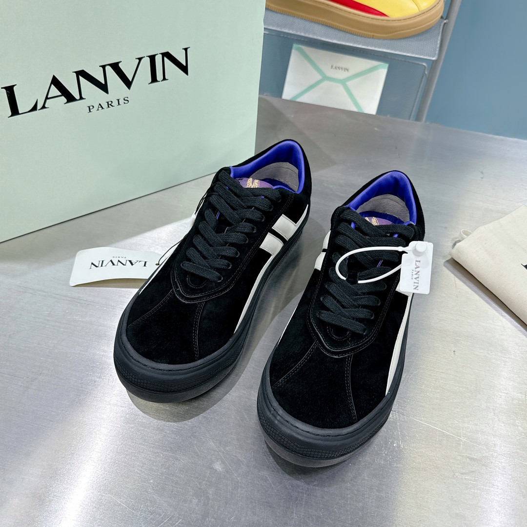 Lanvin x Future Cash Suede Sneakers - EUR FASHION