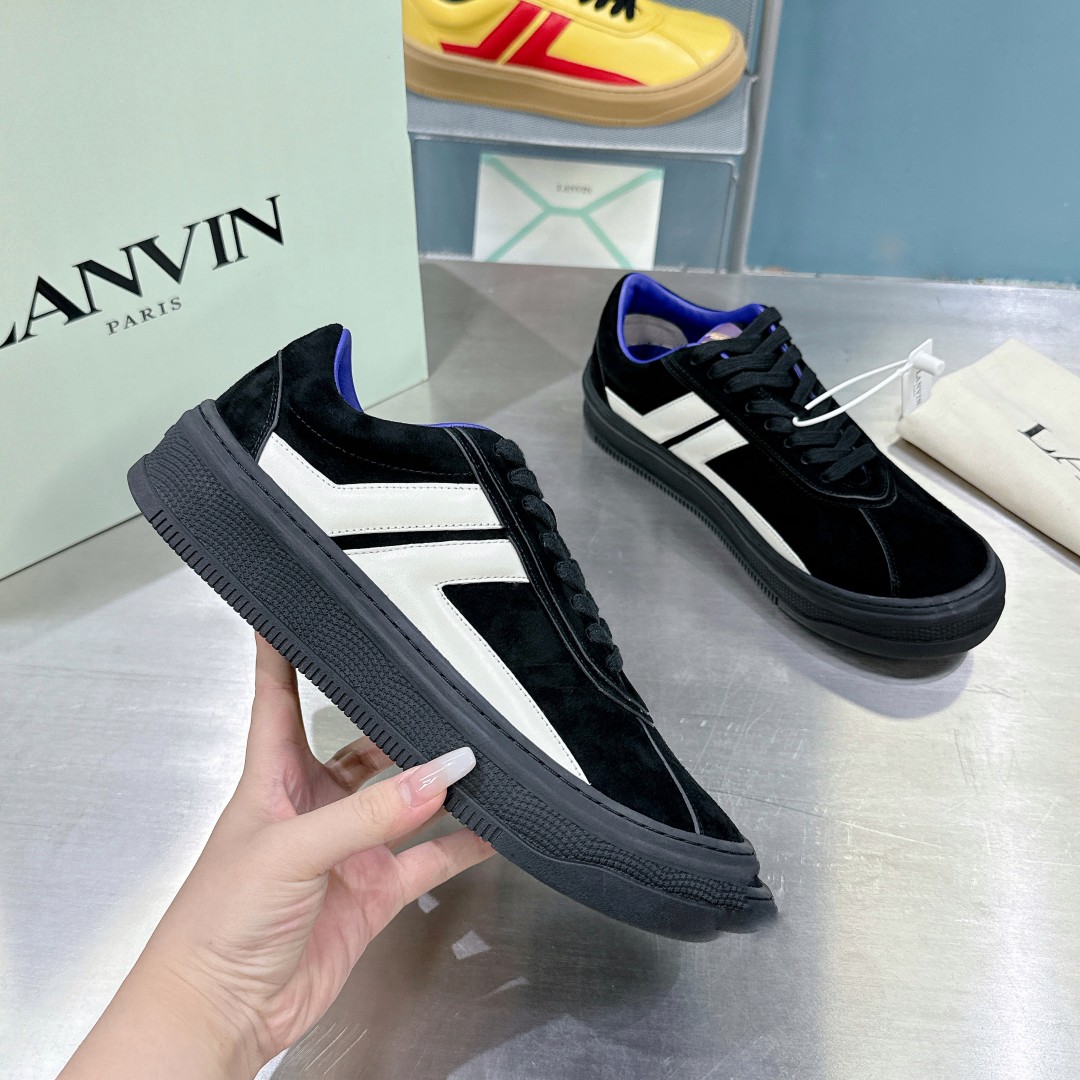 Lanvin x Future Cash Suede Sneakers - EUR FASHION