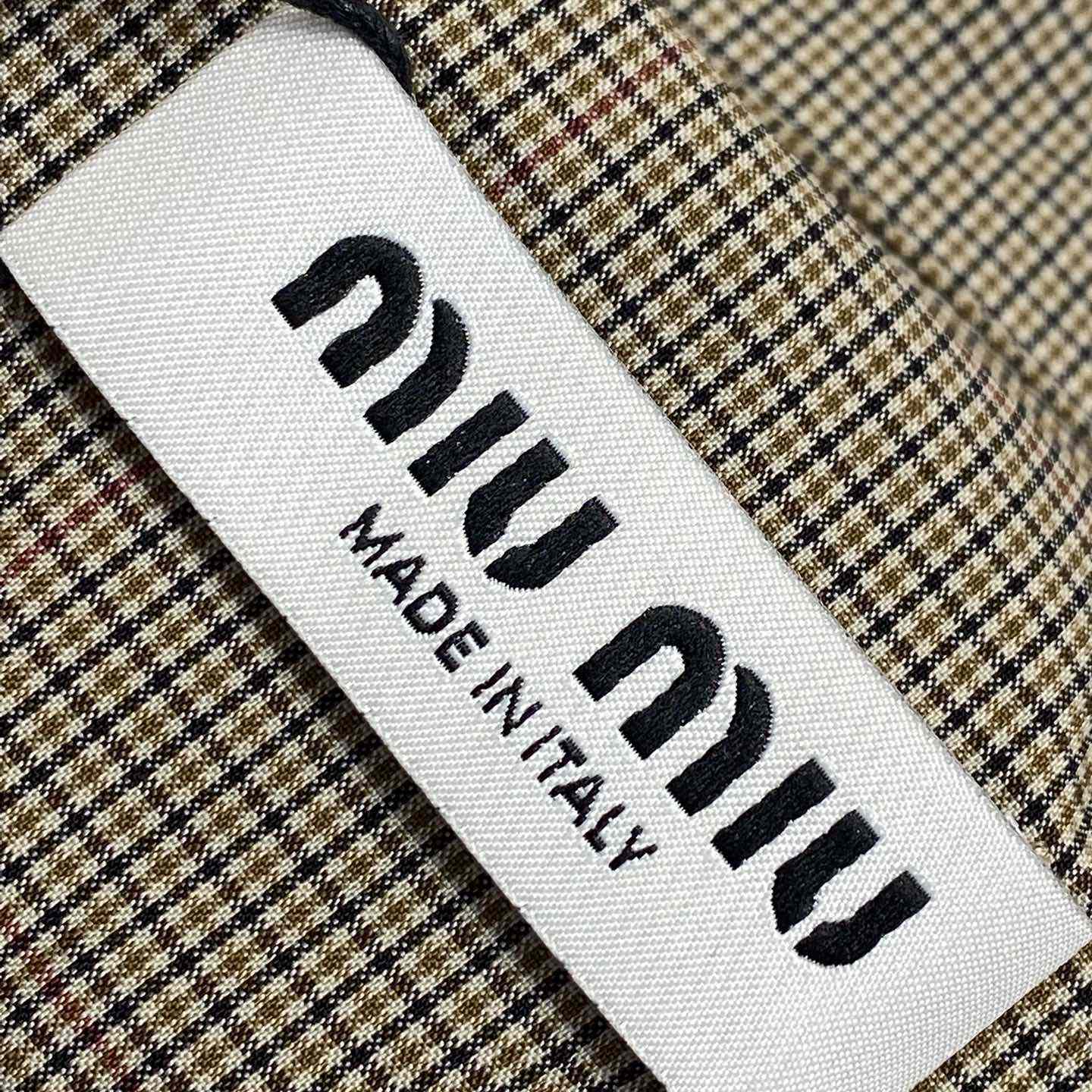 Miu Miu Technical Check Skirt - EUR FASHION