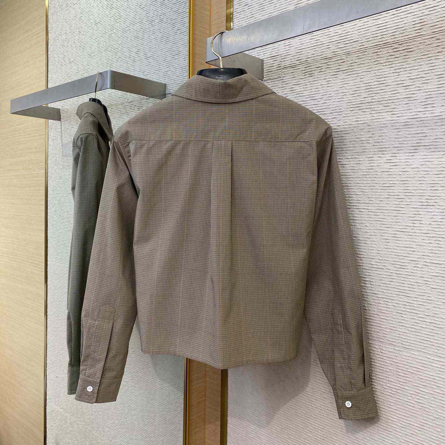 Miu Miu Technical Check Shirt - EUR FASHION
