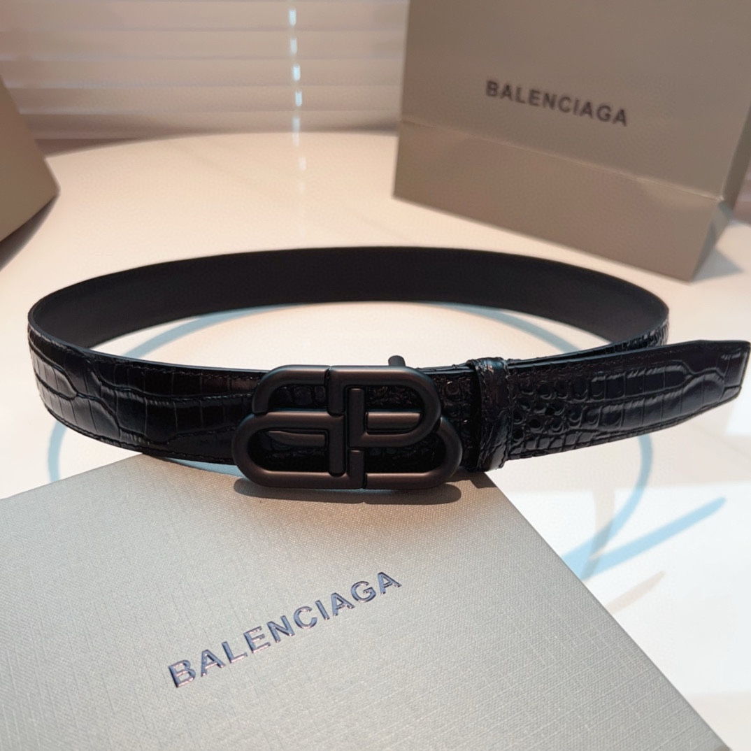 Balenciaga Leather Belt - EUR FASHION