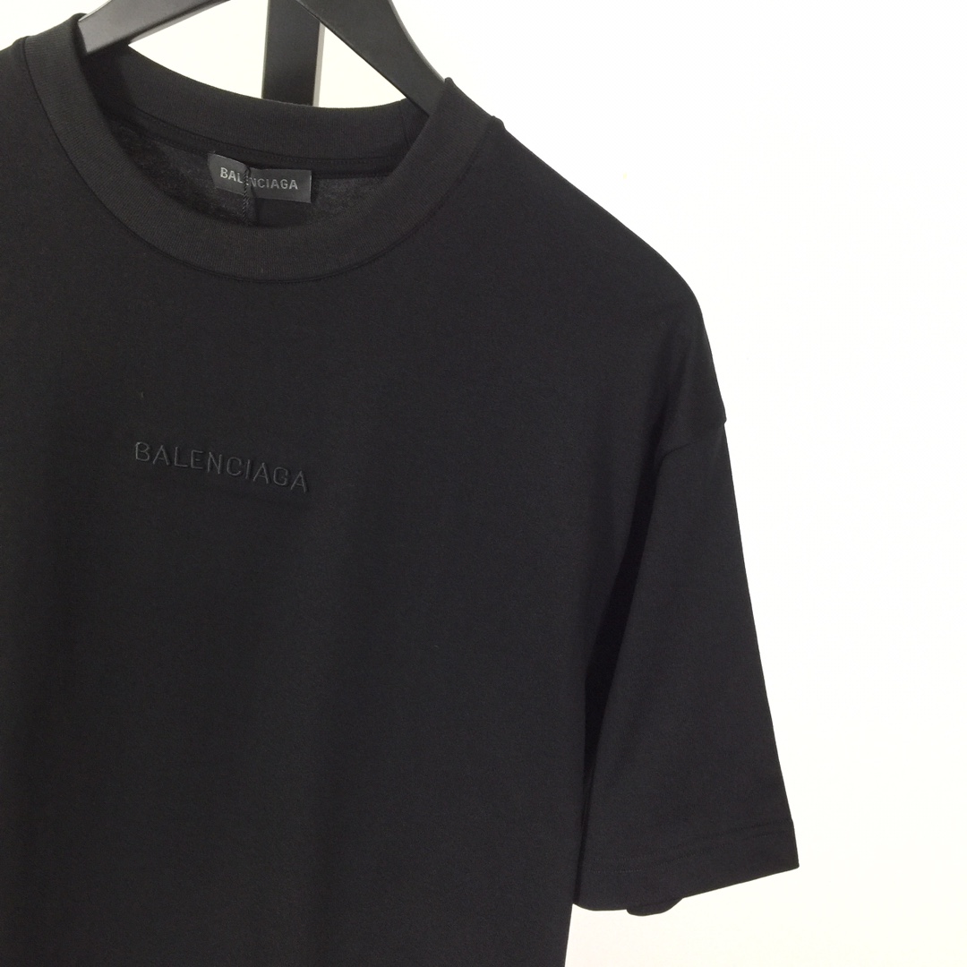 Balenciaga Cotton Jersey T-shirt With Embroidery - EUR FASHION