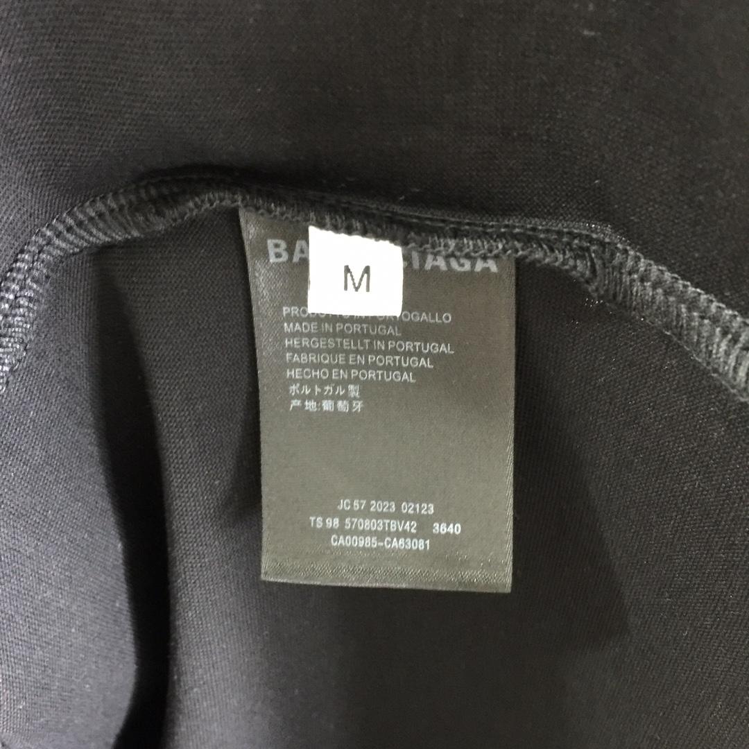 Balenciaga Cotton Jersey T-shirt With Embroidery - EUR FASHION