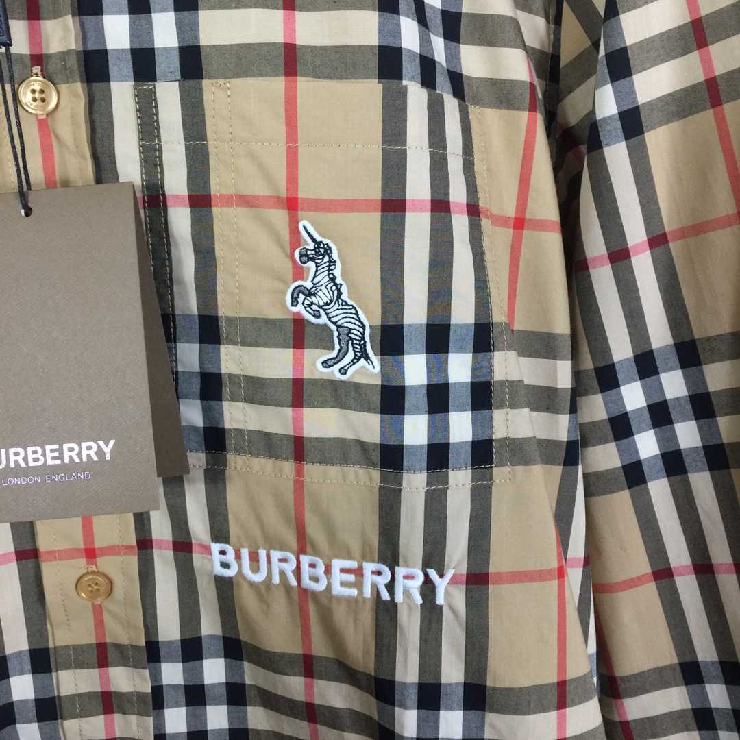 Burberry Check Cotton Shirt - EUR FASHION