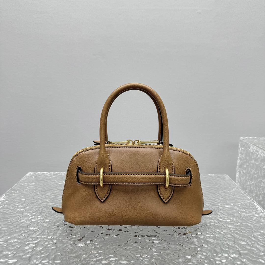 Miu Miu Aventure Leather Tote Bag (21x 8x 13cm) - EUR FASHION