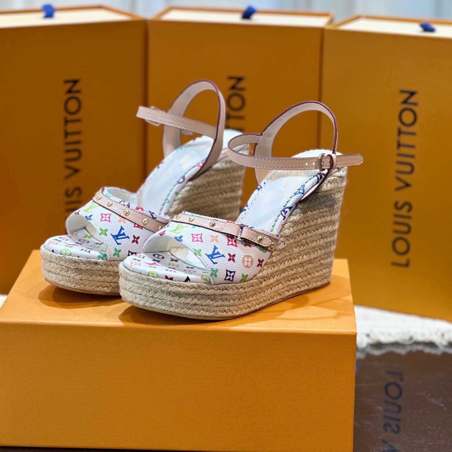 Louis Vuitton LV x TM Helios Wedge Sandal  1AGYX0 - EUR FASHION