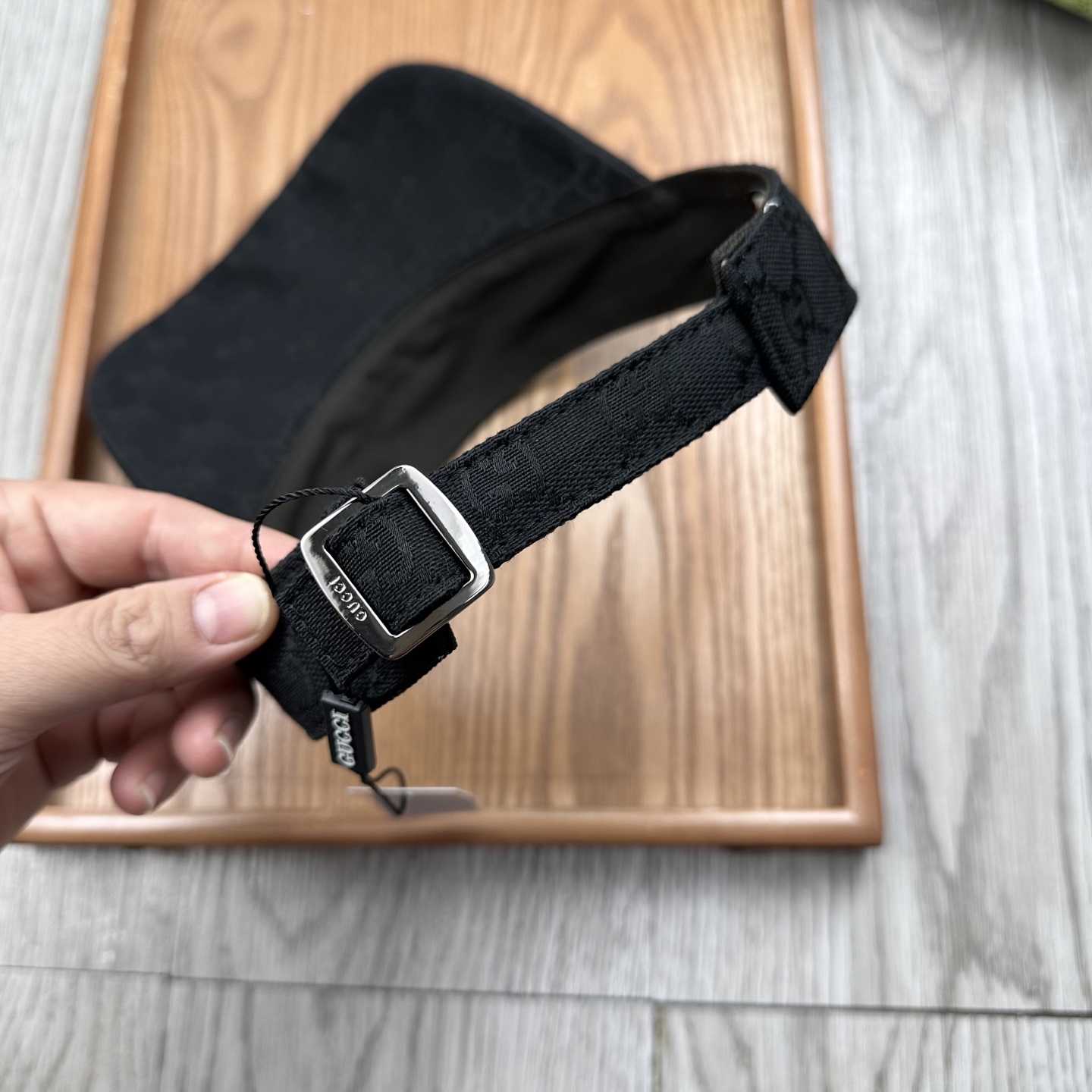 Gucci Original GG Canvas Visor With Web - EUR FASHION