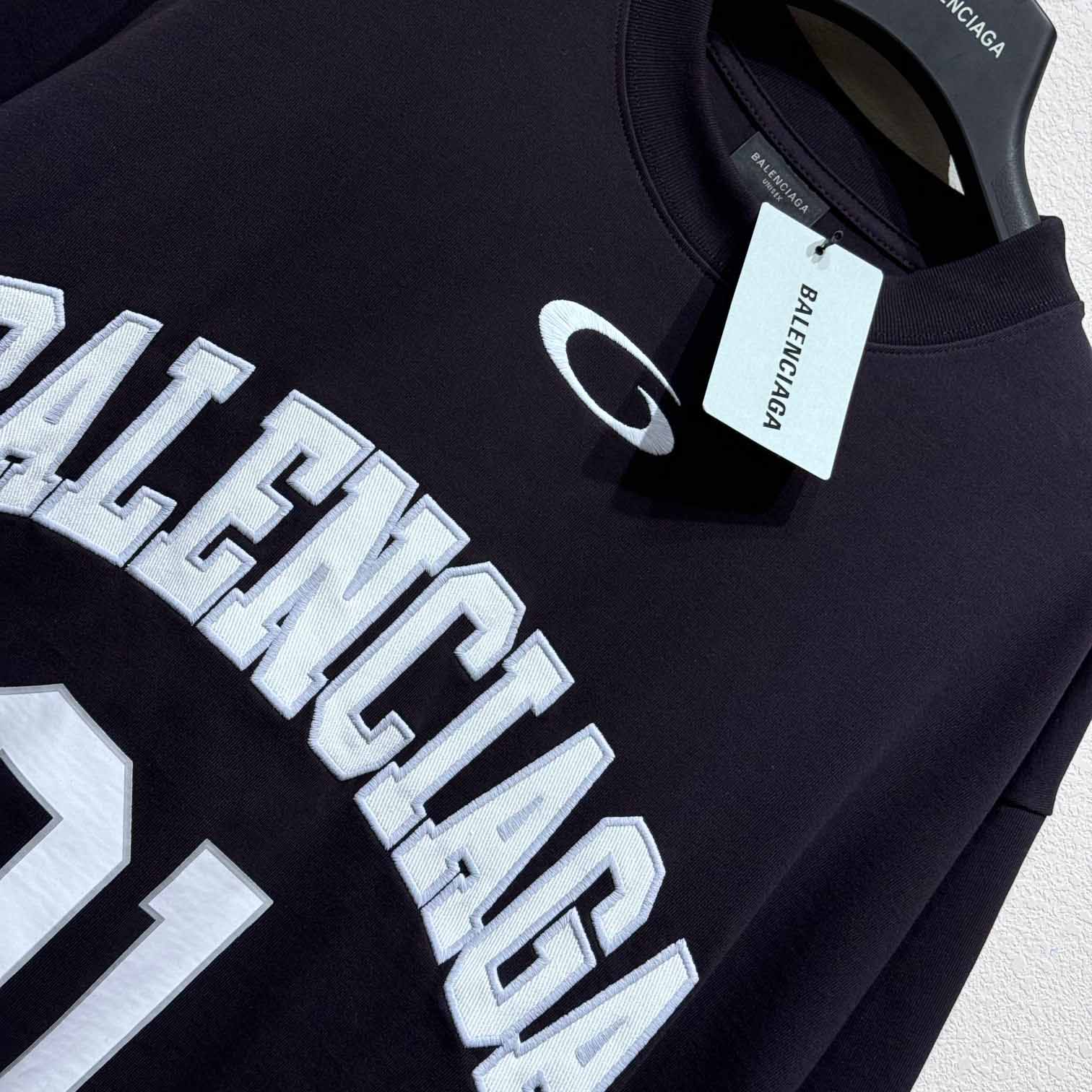 Balenciaga Basketball Series - Oversized T-Shirt In Black - EUR FASHION