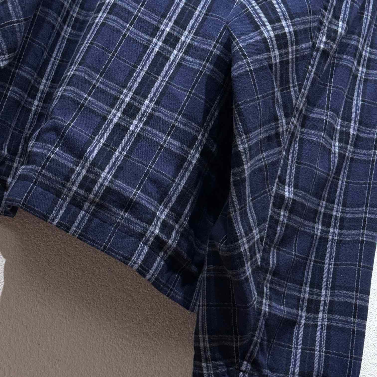 Balenciaga BB Center Logo Blue Check Hood Jacket - EUR FASHION