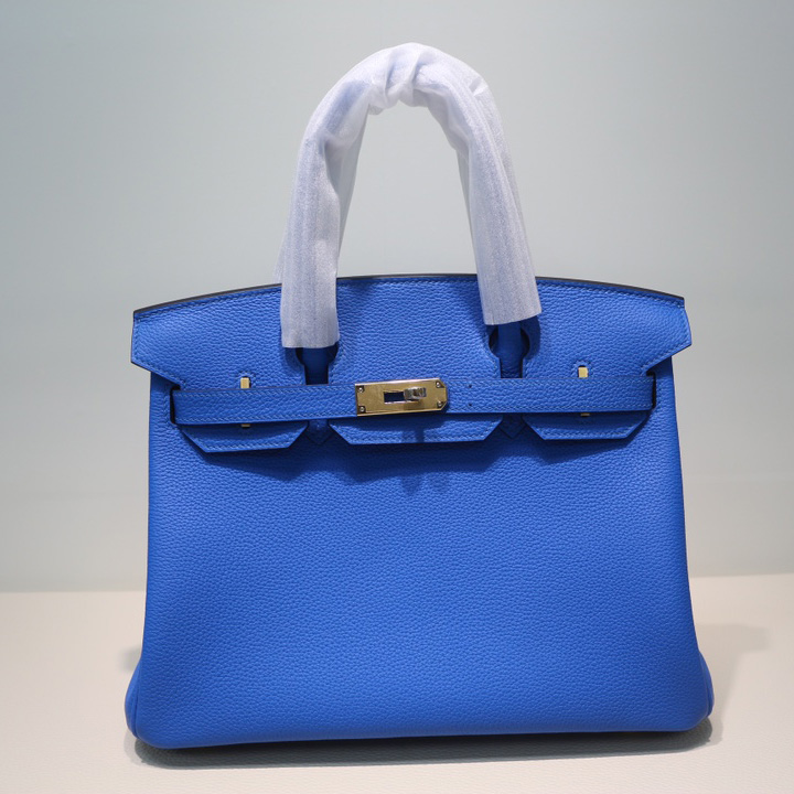 Hermes Birkin bag 30 Blue - EUR FASHION