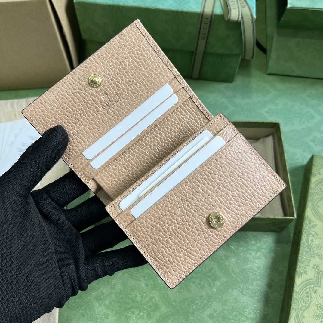 Gucci GG Marmont Card Case Wallet(11-9-3cm)    - EUR FASHION