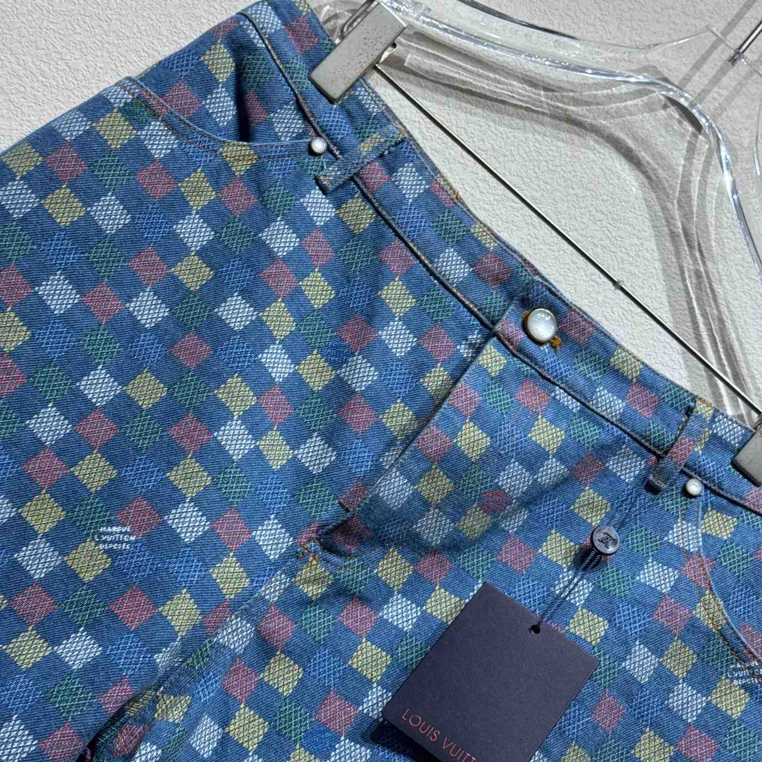 Louis Vuitton Damier Denim Shorts - EUR FASHION