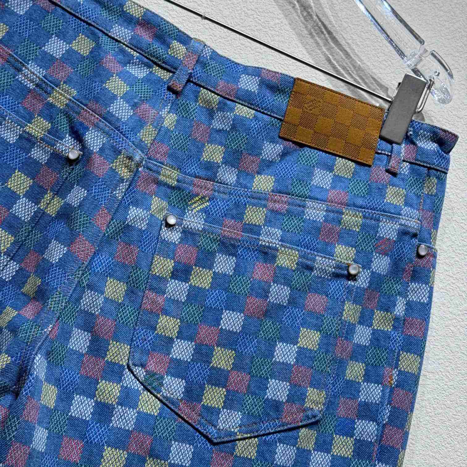 Louis Vuitton Damier Denim Shorts - EUR FASHION