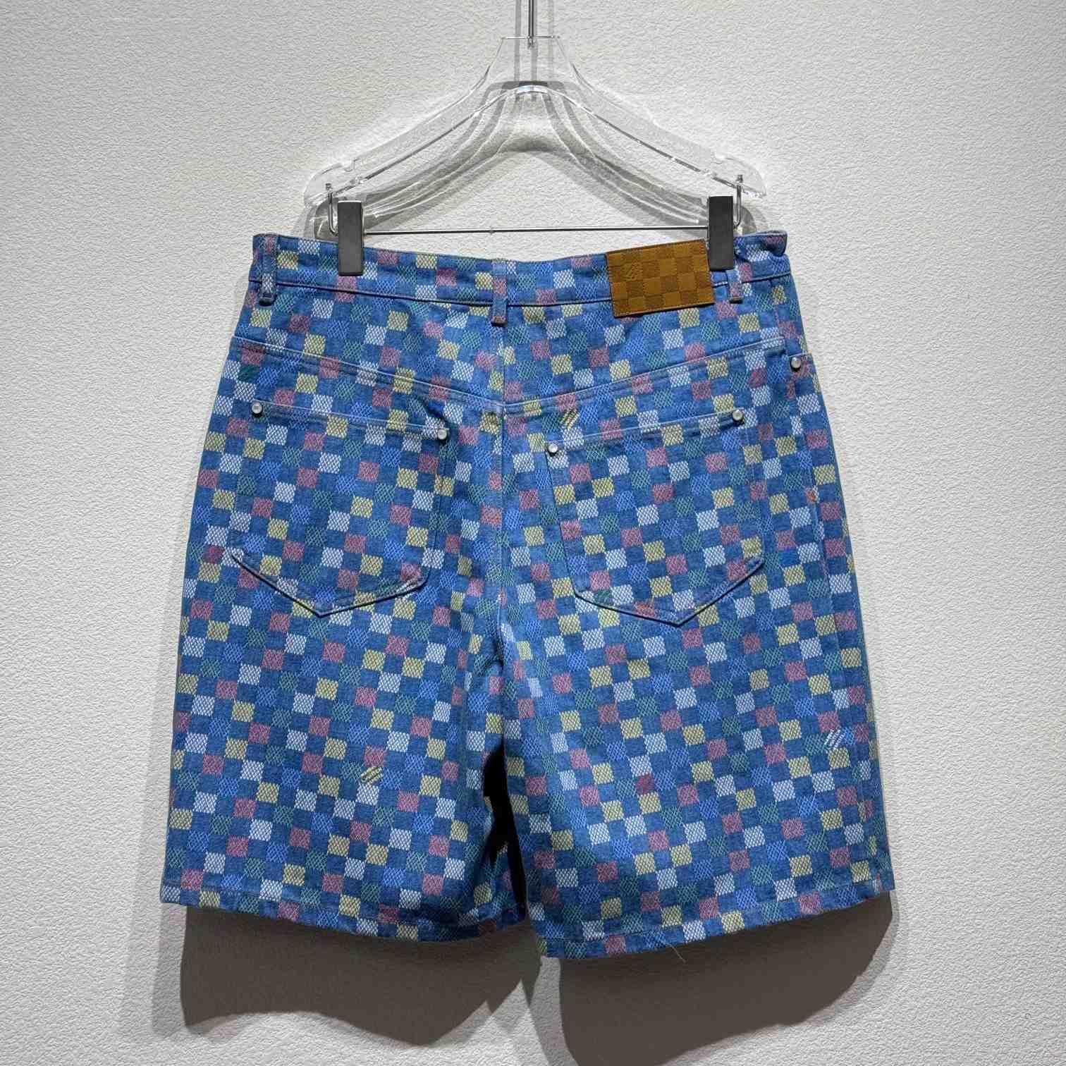 Louis Vuitton Damier Denim Shorts - EUR FASHION