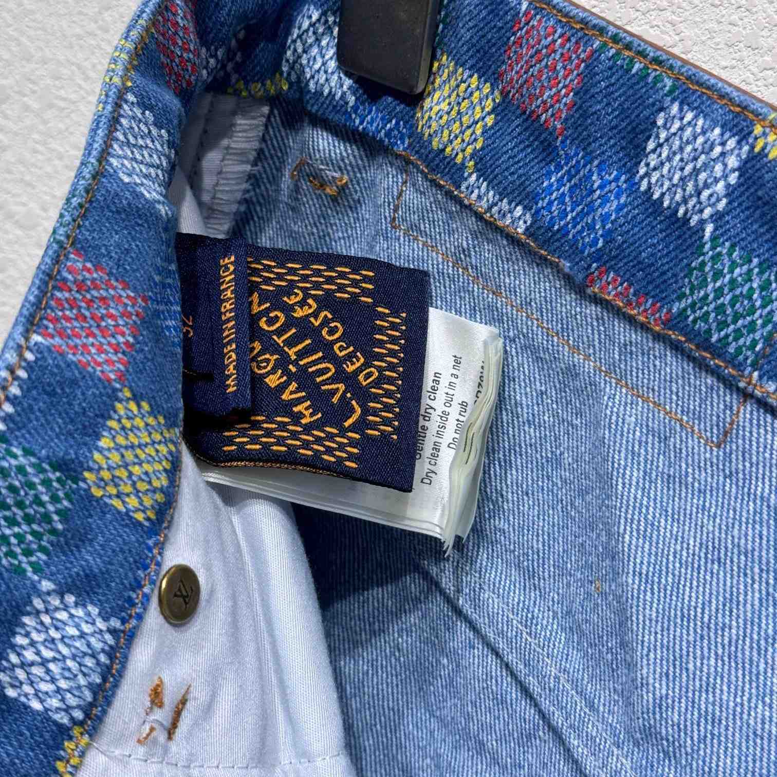 Louis Vuitton Damier Denim Shorts - EUR FASHION