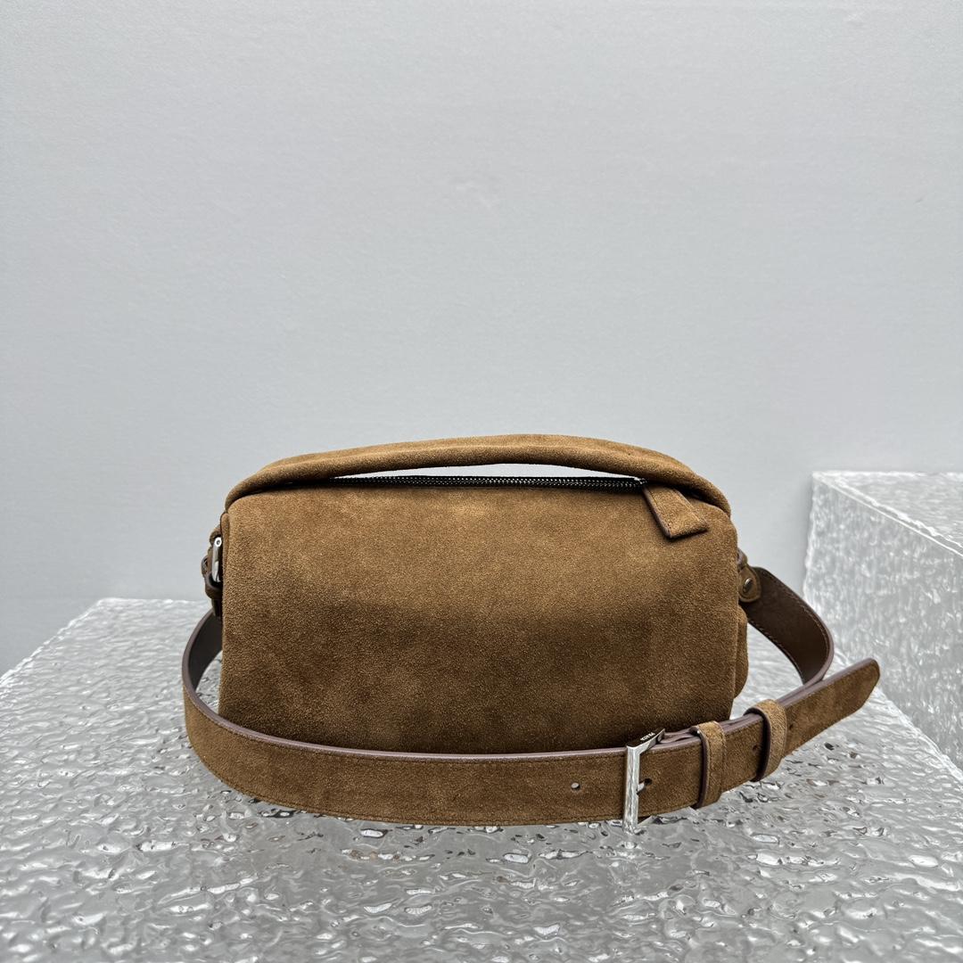 Prada Suede Shoulder Bag - EUR FASHION