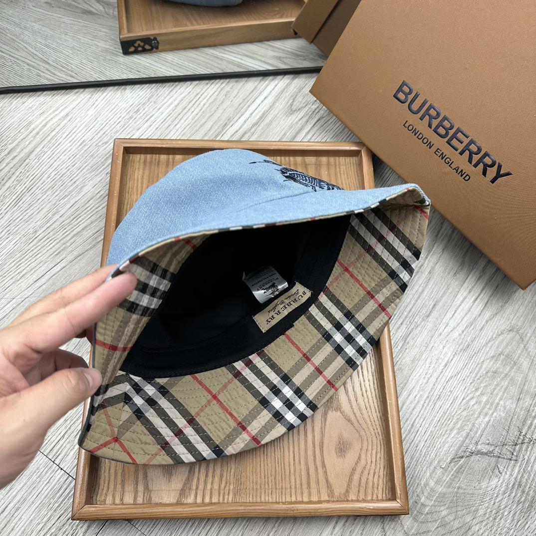 Burberry Denim Bucket Hat  - EUR FASHION
