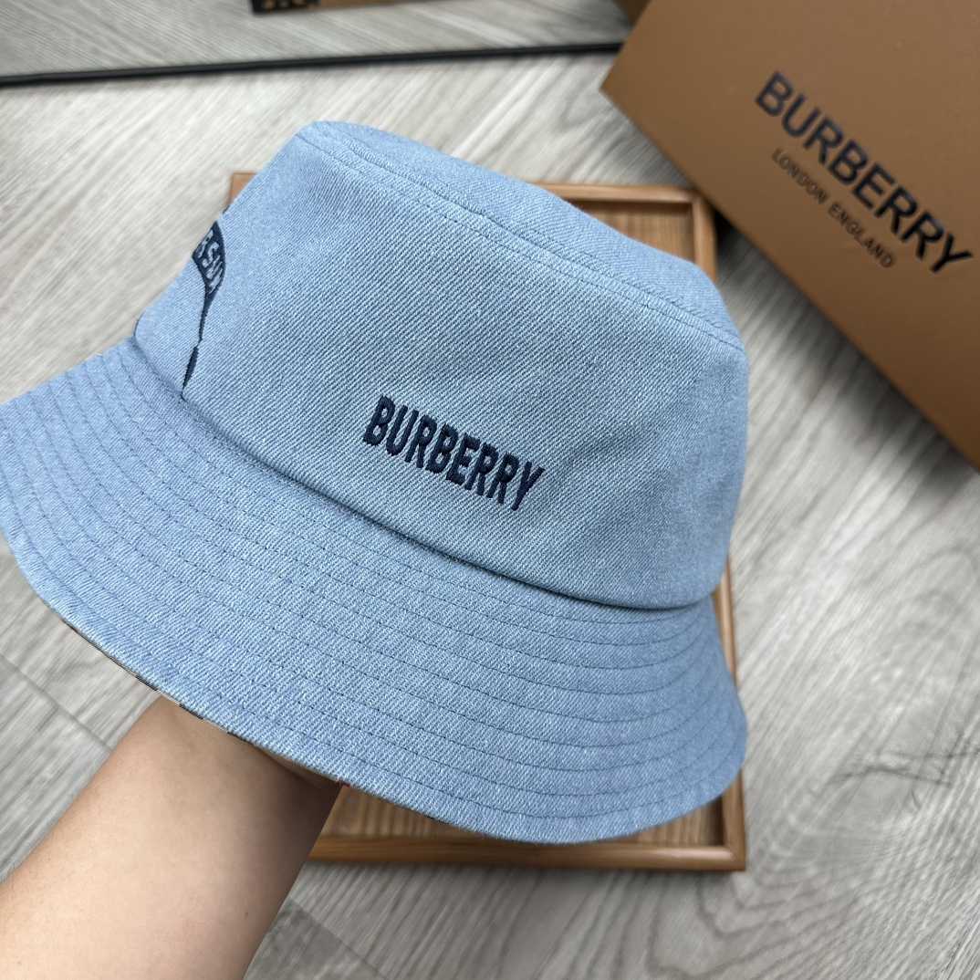 Burberry Denim Bucket Hat  - EUR FASHION