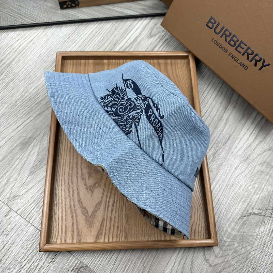 Burberry Denim Bucket Hat  - EUR FASHION