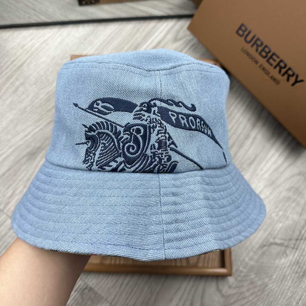Burberry Denim Bucket Hat  - EUR FASHION