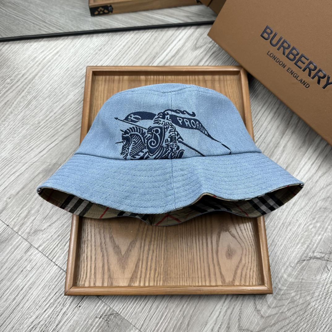 Burberry Denim Bucket Hat  - EUR FASHION