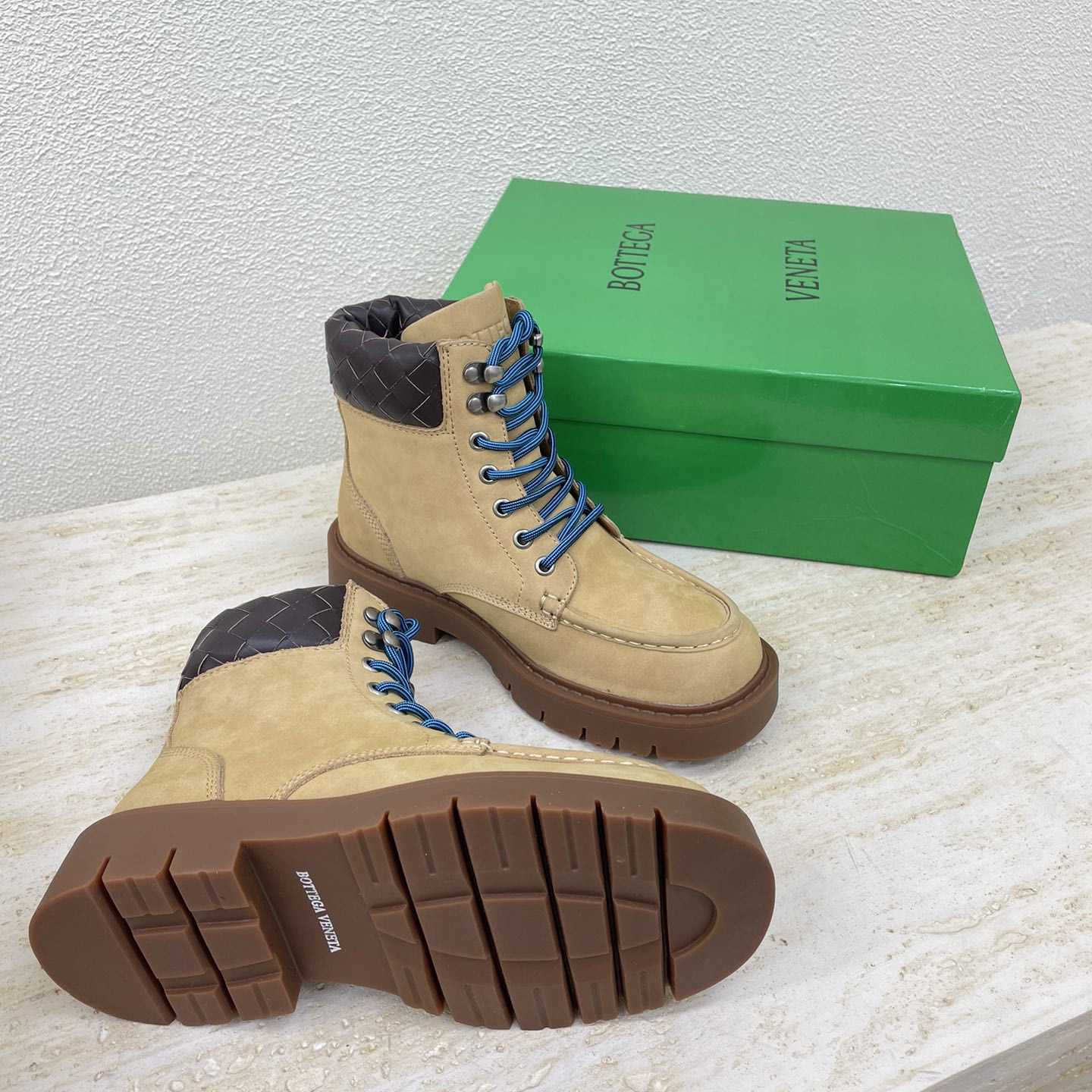Bottega Veneta Haddock Lace-Up Ankle Boot - EUR FASHION