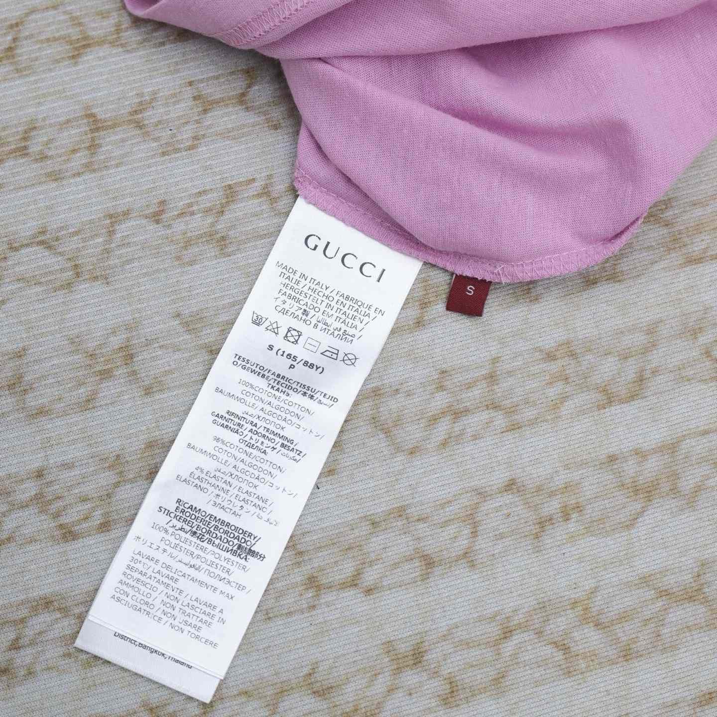 Gucci Embroidered Cotton Jersey T-shirt - EUR FASHION