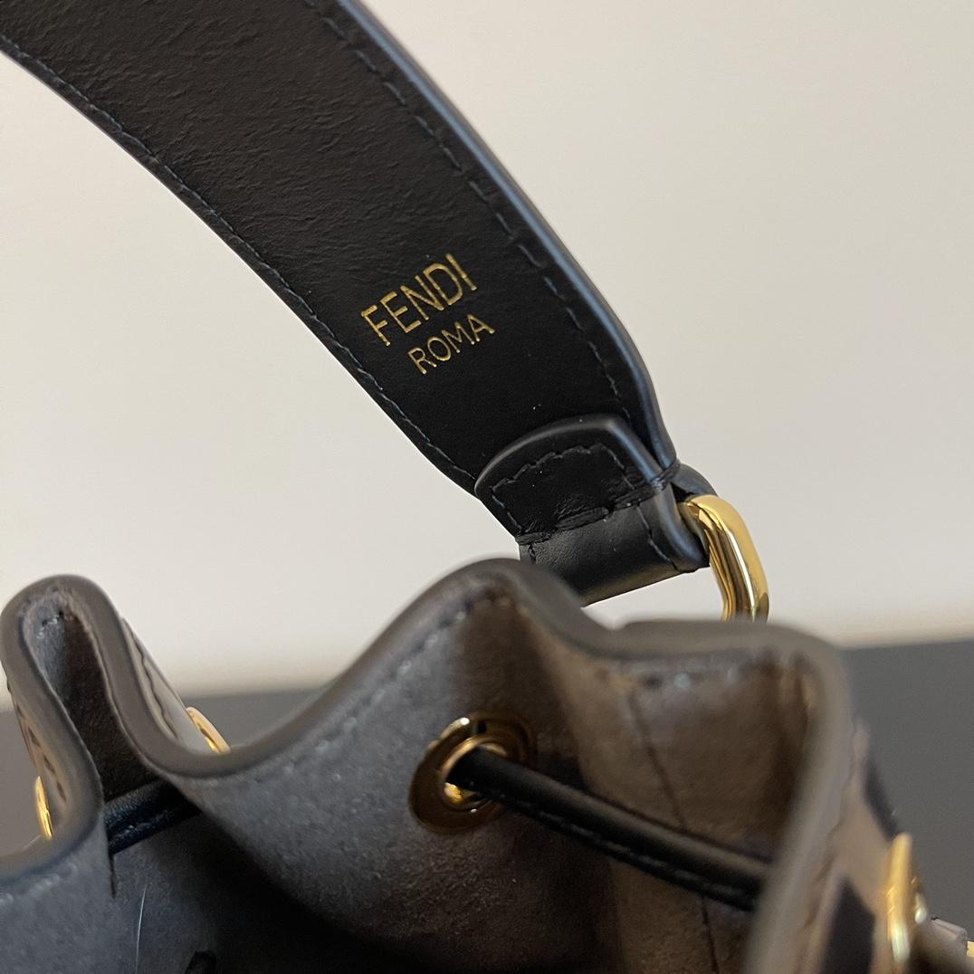 Fendi Mon Tresor Brown Leather Mini-Bag(18-12-10cm) - EUR FASHION