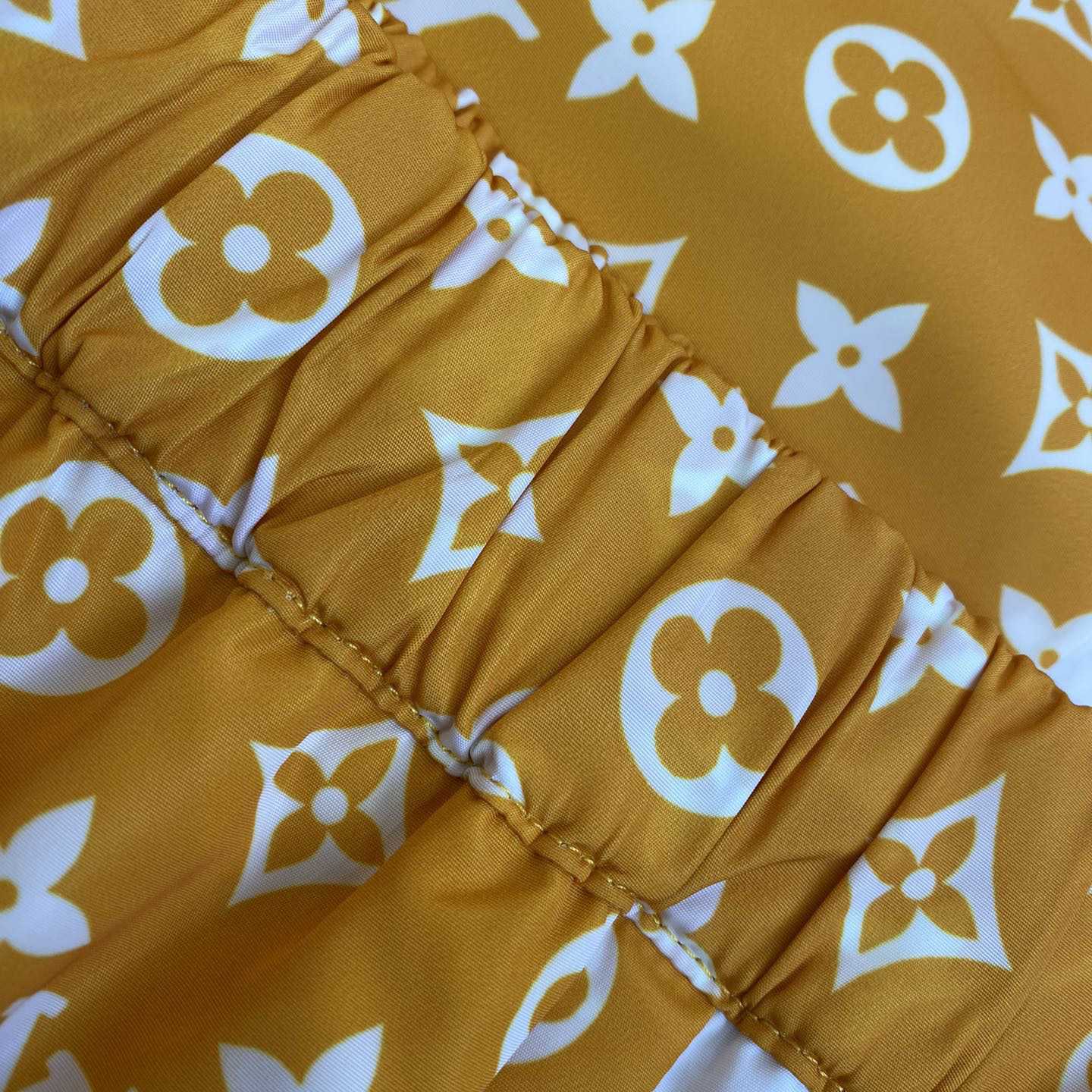 Louis Vuitton Monogram Printed Technical Track Pants   1AFWQM - EUR FASHION