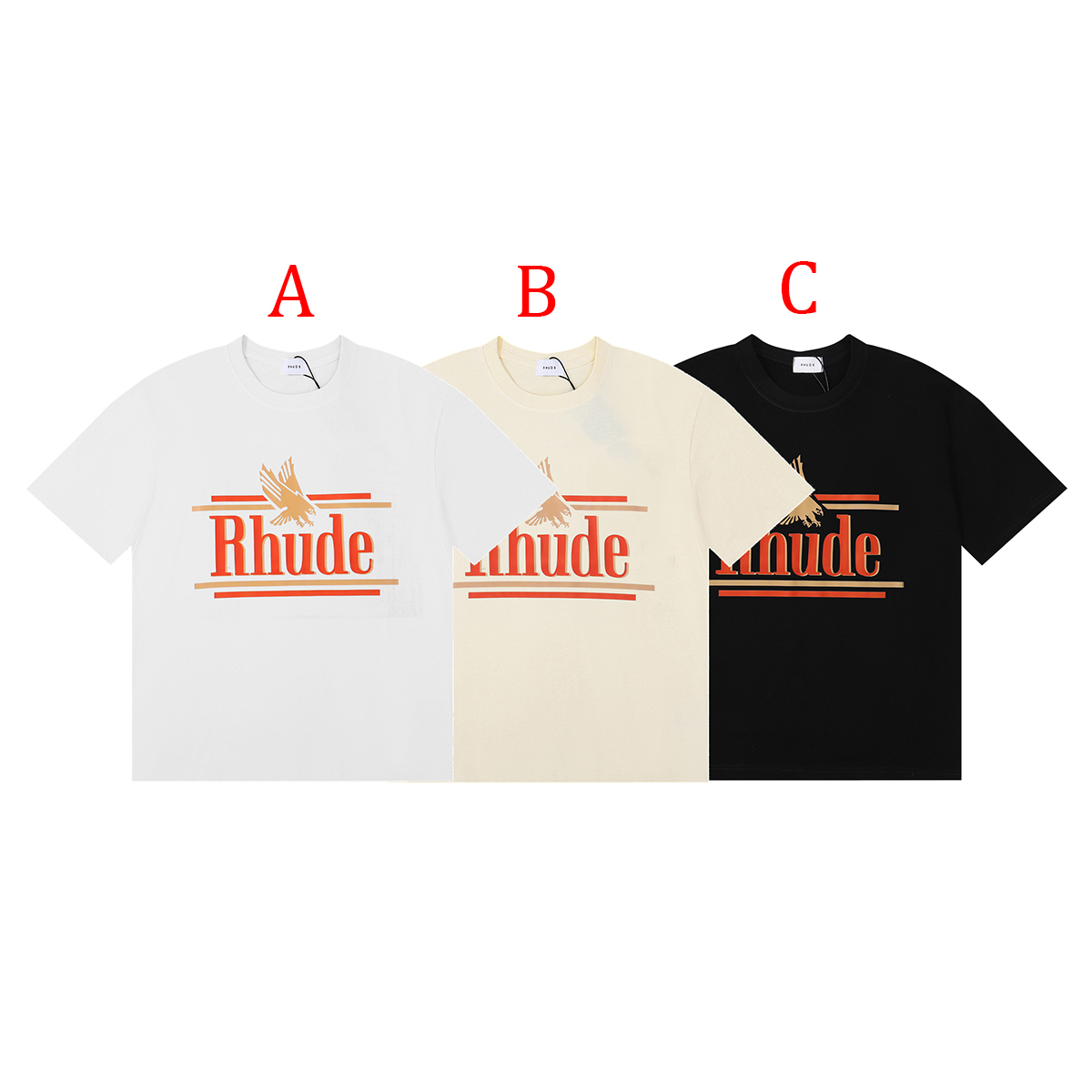Rhude Rossa Tee in Vintage  - EUR FASHION