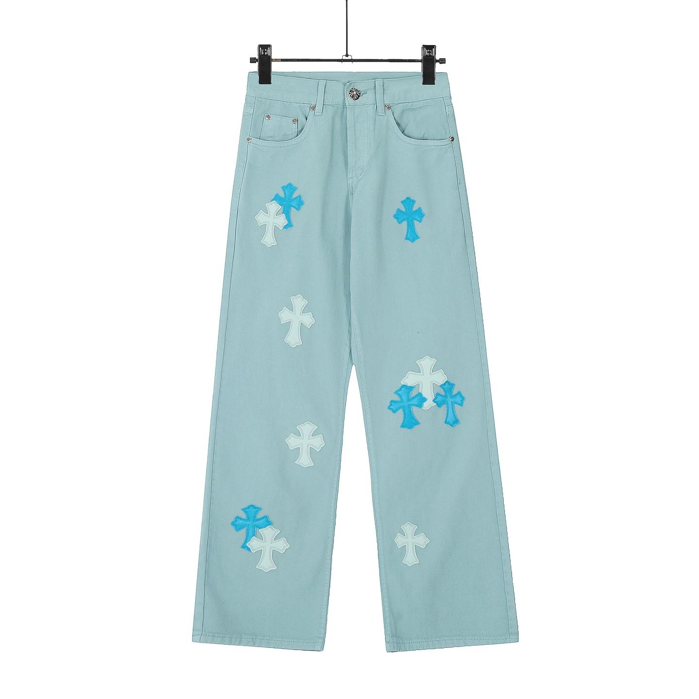 Chrome Hearts Jeans - EUR FASHION
