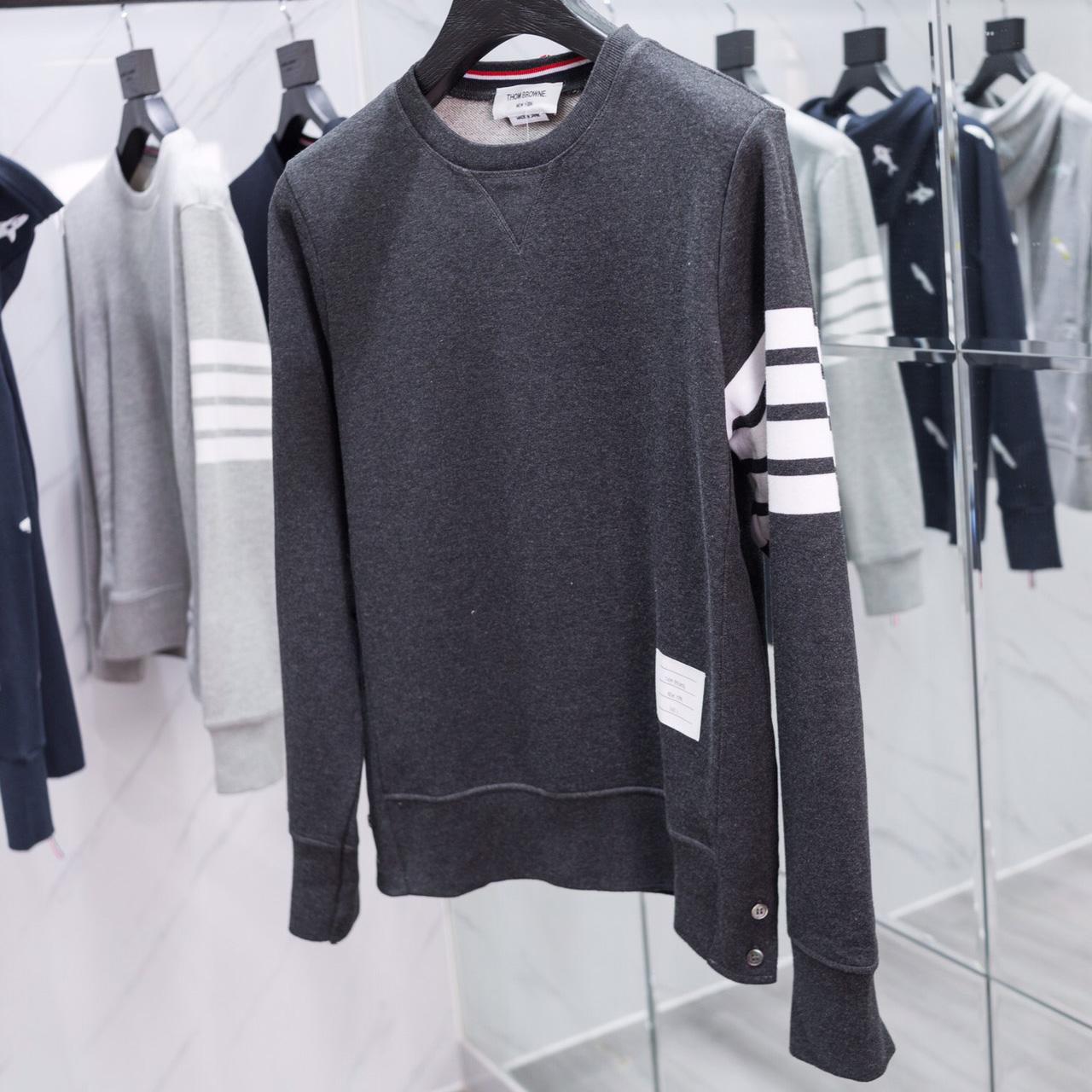 Thom Browne Stripe Sleeve Sweatshirt    TB22 - EUR FASHION