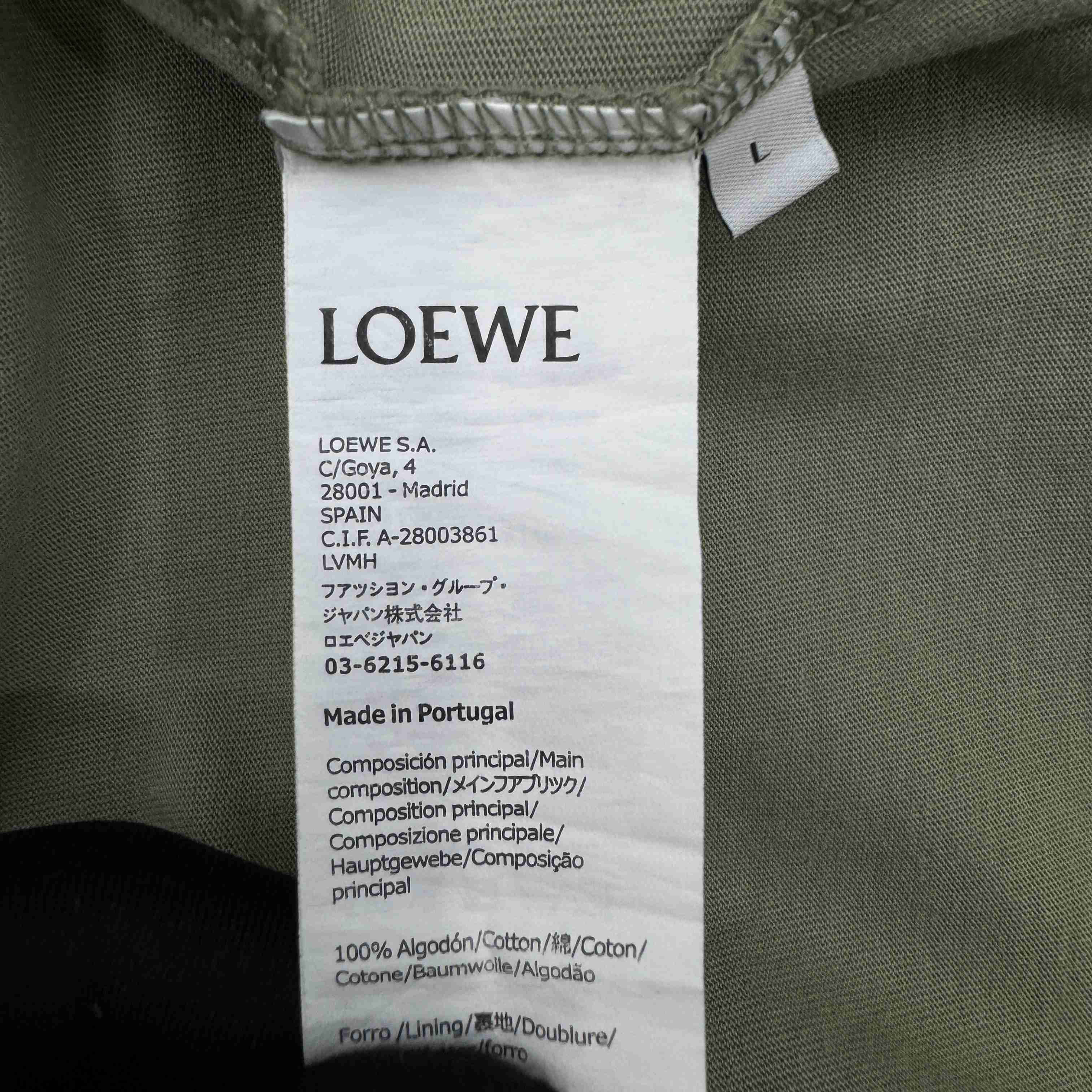 Loewe Relaxed Fit T-shirt In Cotton - EUR FASHION