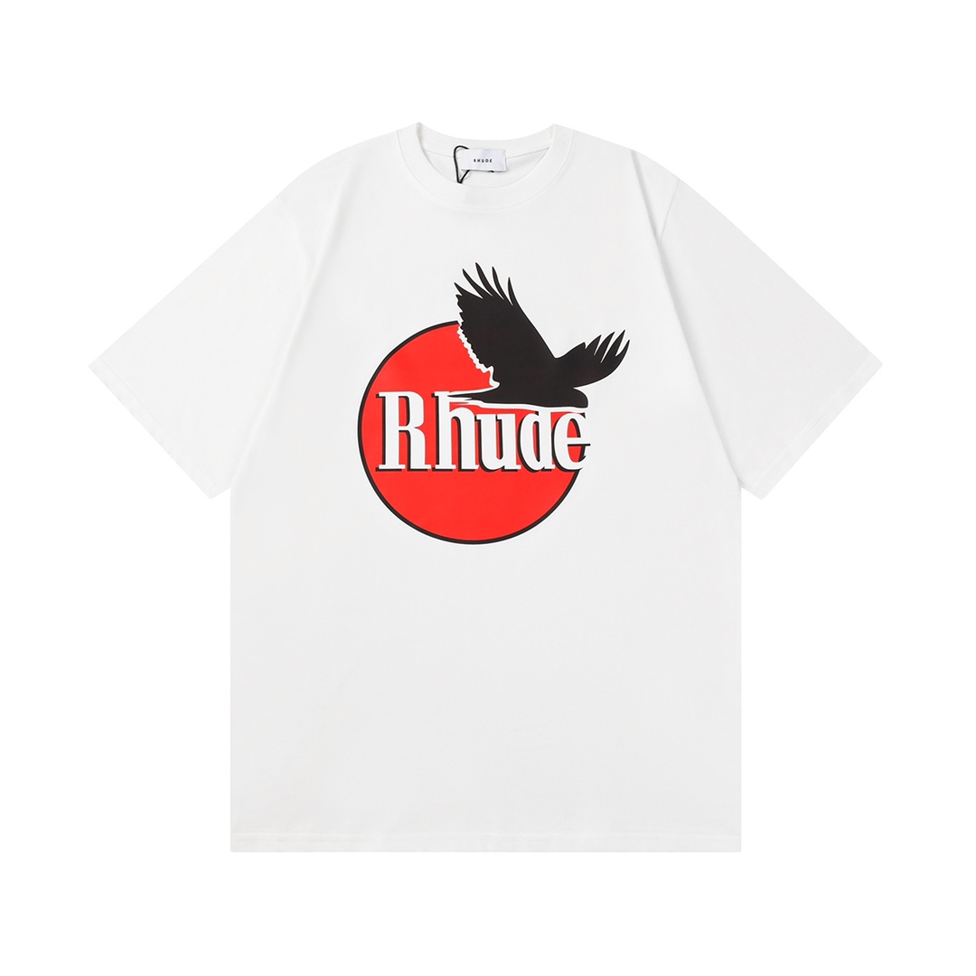 Rhude Eagle Logo Tee  - EUR FASHION