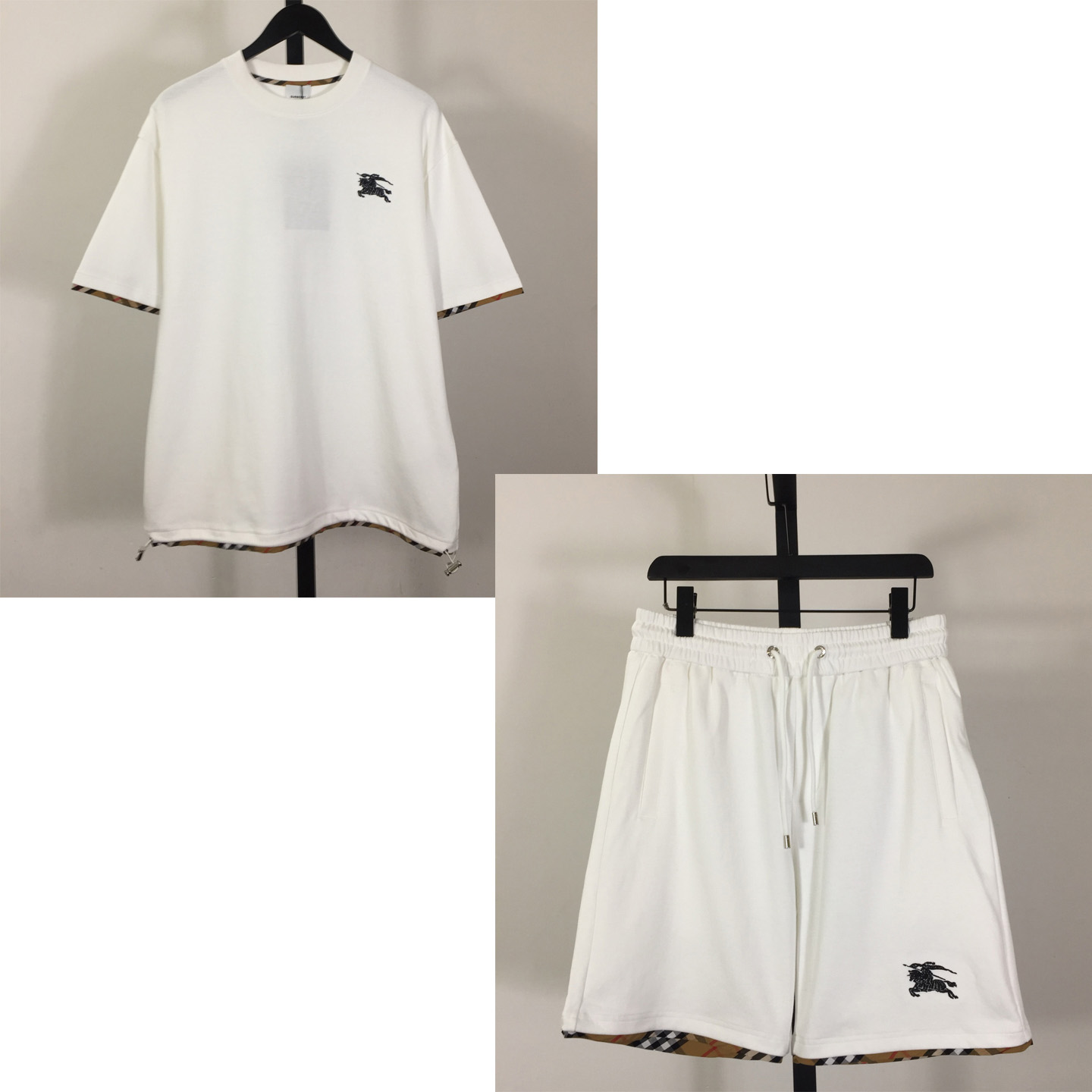 Burberry Cotton Tee And Short - EUR FASHION