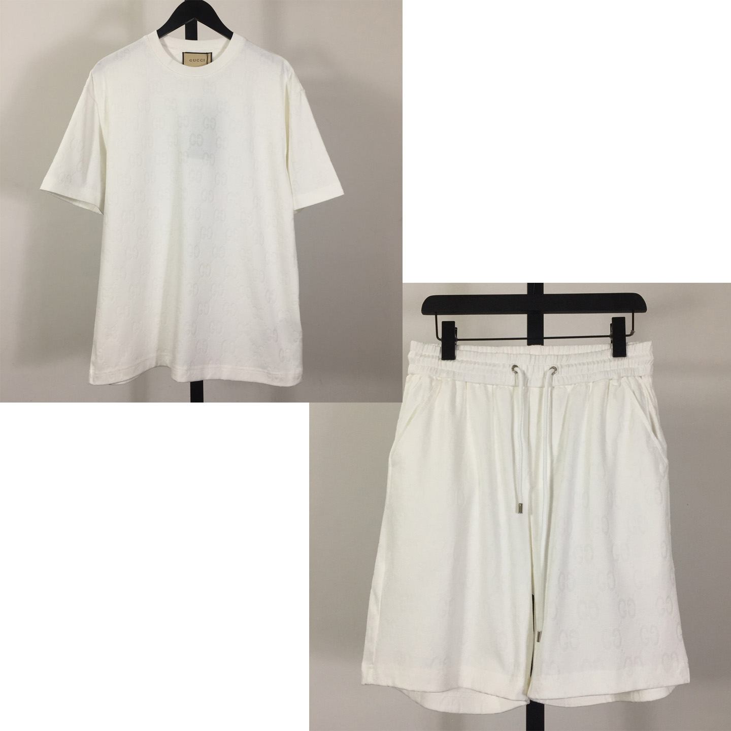 Gucci GG Cotton Tee And Short - EUR FASHION
