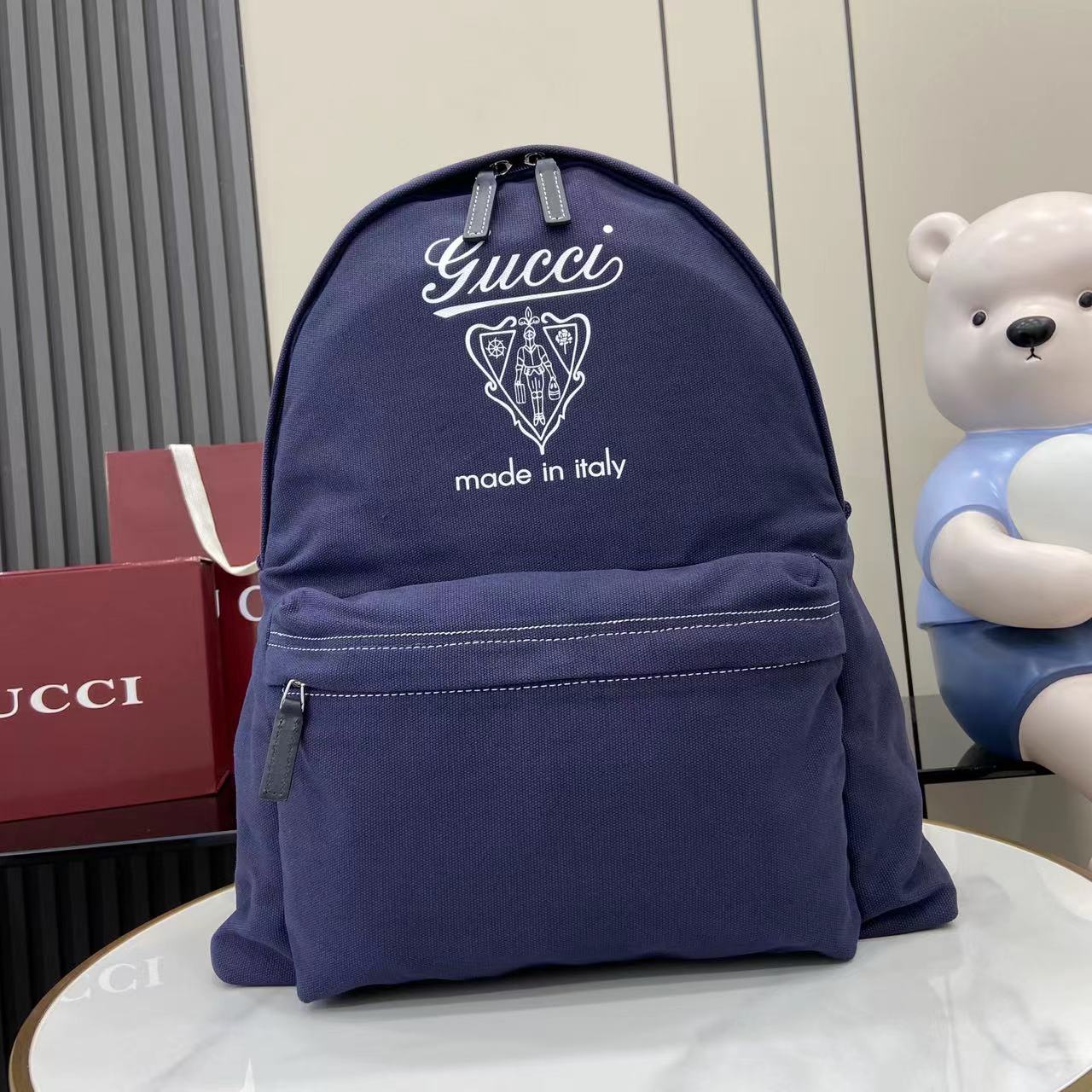 Gucci Printed Canvas Maxi Backpack - EUR FASHION