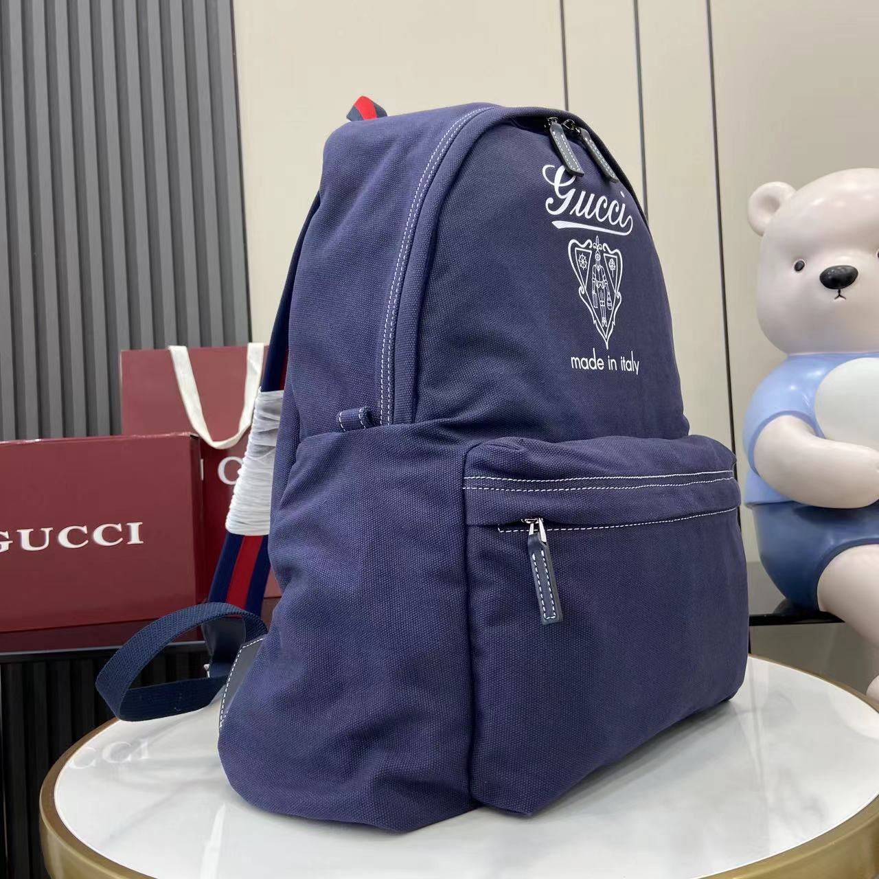Gucci Printed Canvas Maxi Backpack - EUR FASHION